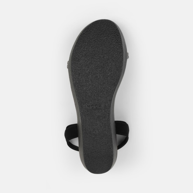 Mochi Women Black Casual Sandals (SKU: 35-2123-11-38)