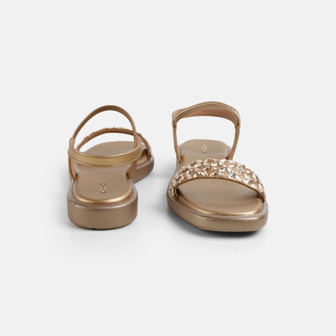 Mochi Women Antic-gold Casual Sandals (SKU: 35-2373-28-36)