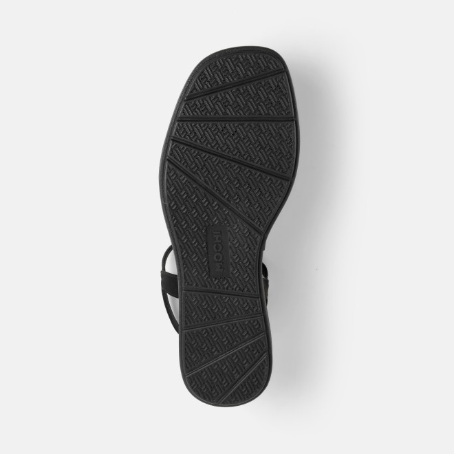 Mochi Women Black Casual Sandals (SKU: 35-2373-11-36)
