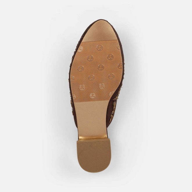 Mochi Women Bronze Wedding Slip Ons (SKU: 35-2391-46-36)