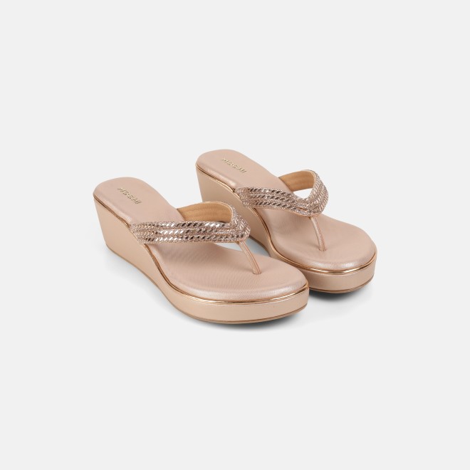 Mochi Women Rose-gold Casual Slip Ons (SKU: 35-2435-52-36)