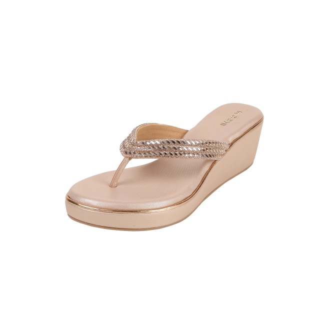Mochi Women Rose-gold Casual Slip Ons (SKU: 35-2435-52-36)