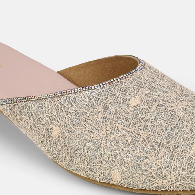 Mochi Women Rose-gold Wedding Slip Ons (SKU: 35-2497-52-36)