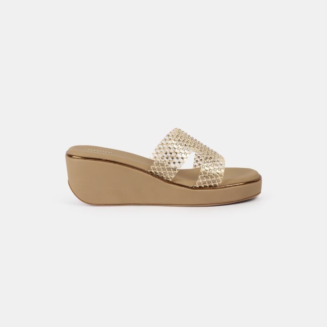 Mochi Women Beige Casual Slip Ons (SKU: 35-2597-20-36)