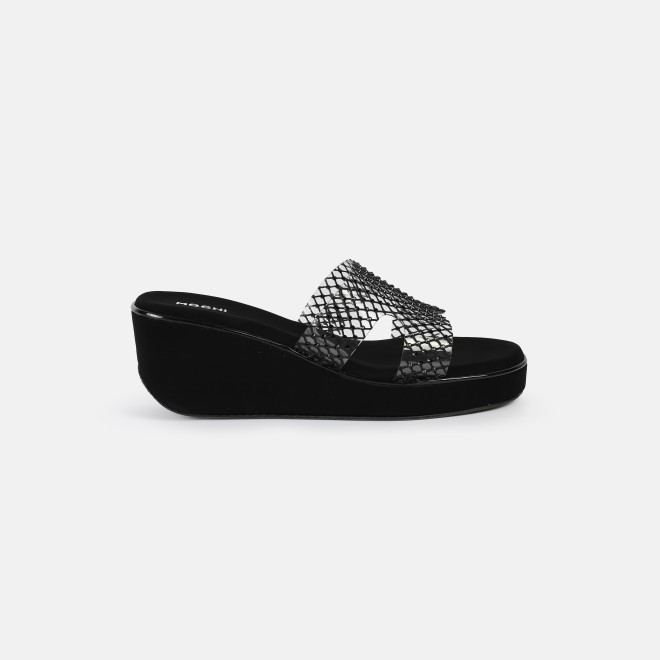 Mochi Women Black Casual Slip Ons (SKU: 35-2597L-11-42)