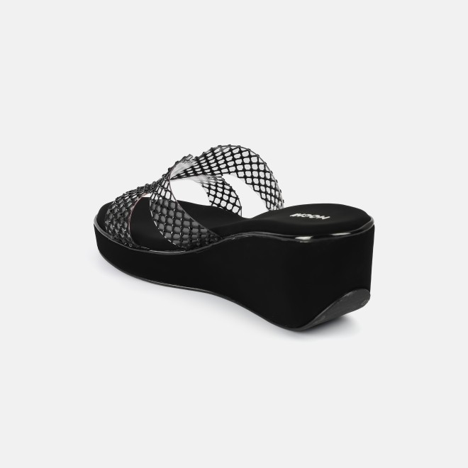 Mochi Women Black Casual Slip Ons (SKU: 35-2597L-11-42)