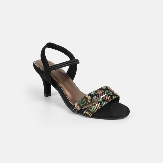 Mochi Women Black Party Sandals (SKU: 35-2634-11-36)