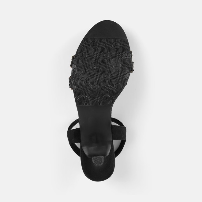 Mochi Women Black Party Sandals (SKU: 35-2634-11-36)