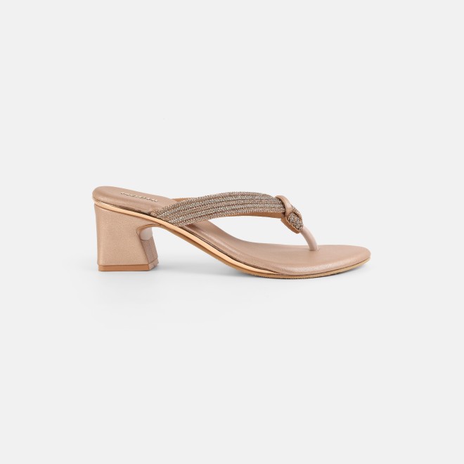 Mochi Women Rose-gold Casual Slippers (SKU: 35-2635-52-36)