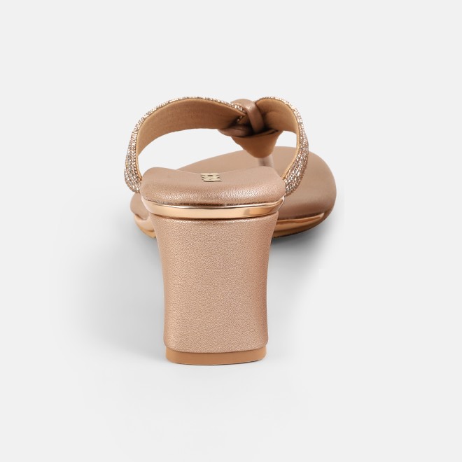 Mochi Women Rose-gold Casual Slippers (SKU: 35-2635-52-36)