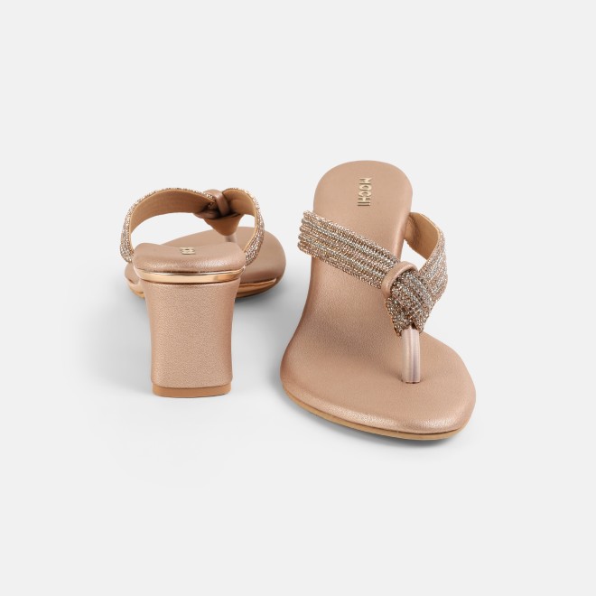 Mochi Women Rose-gold Casual Slippers (SKU: 35-2635-52-36)