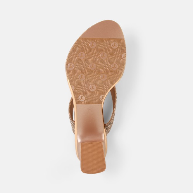 Mochi Women Rose-gold Casual Slippers (SKU: 35-2635-52-36)