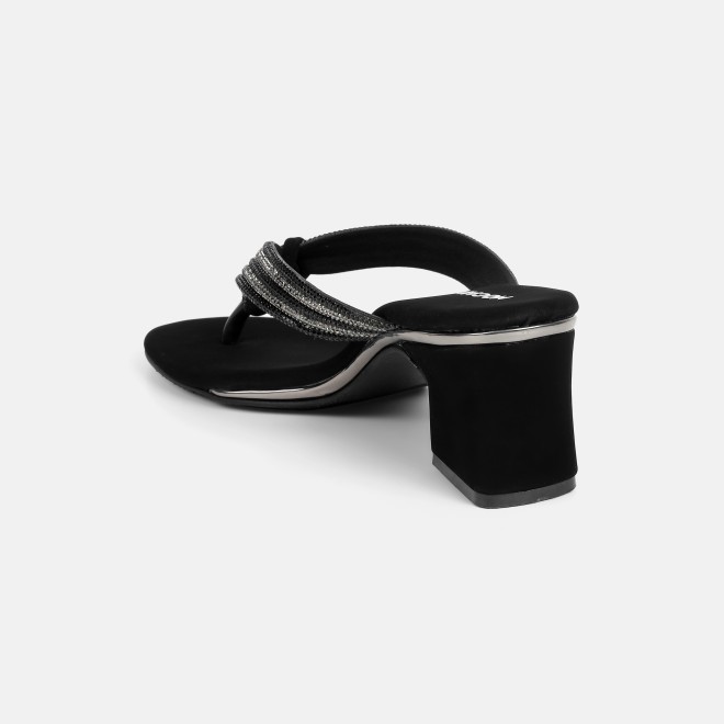 Mochi Women Black Casual Slippers (SKU: 35-2635-11-36)