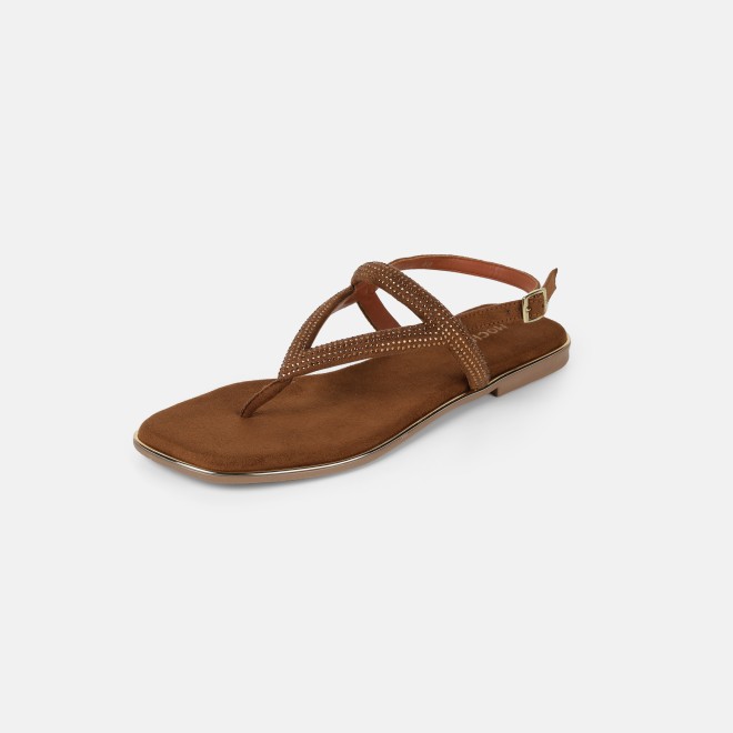 Mochi Women Tan Casual Sandals (SKU: 35-2638-23-36)