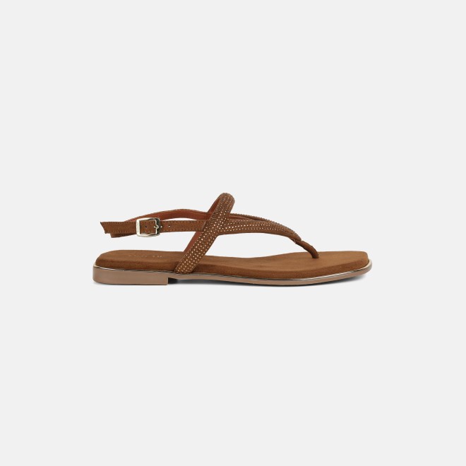 Mochi Women Tan Casual Sandals (SKU: 35-2638-23-36)