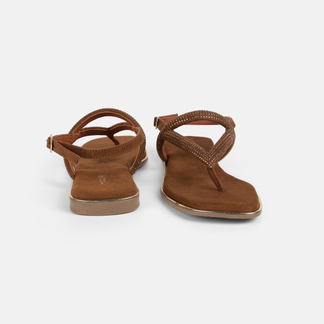 Mochi Women Tan Casual Sandals (SKU: 35-2638-23-36)