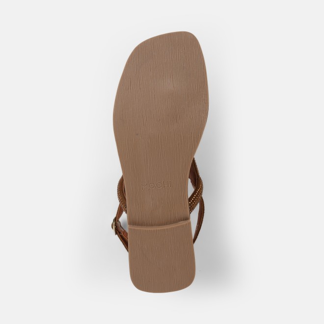 Mochi Women Tan Casual Sandals (SKU: 35-2638-23-36)