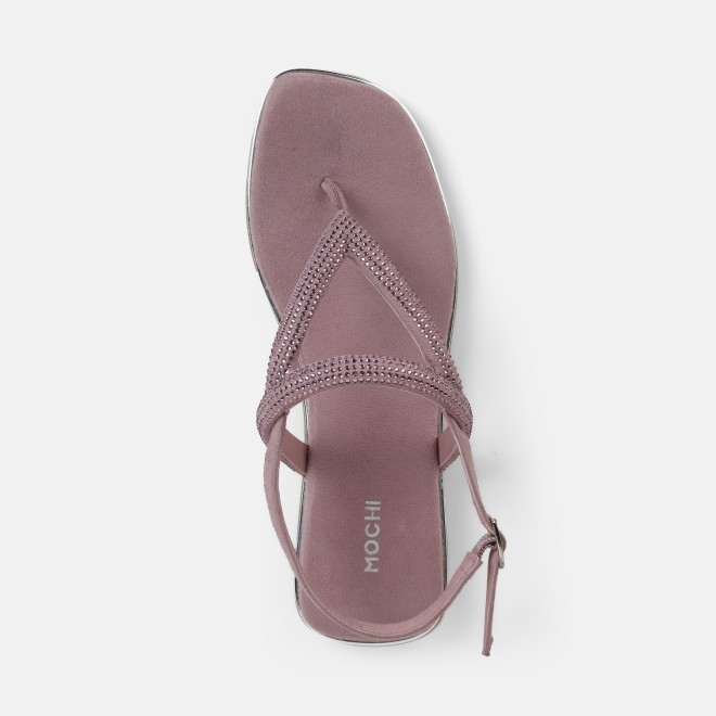 Mochi Women Purple Casual Sandals (SKU: 35-2638-26-37)