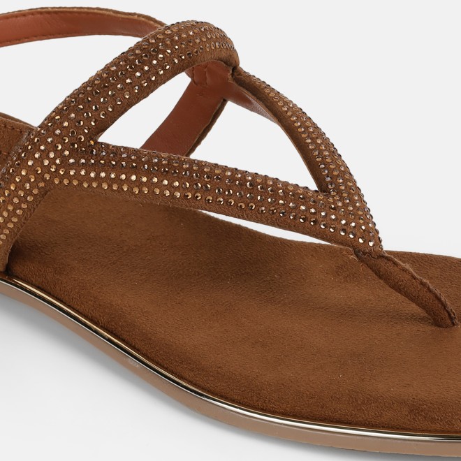 Mochi Women Tan Casual Sandals (SKU: 35-2638-23-36)