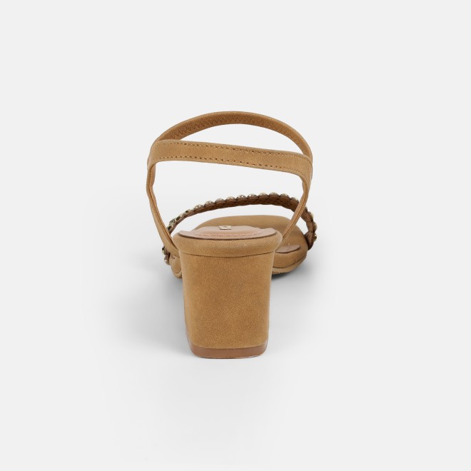 Mochi Women Antic-gold Party Sandals (SKU: 35-2670-28-36)