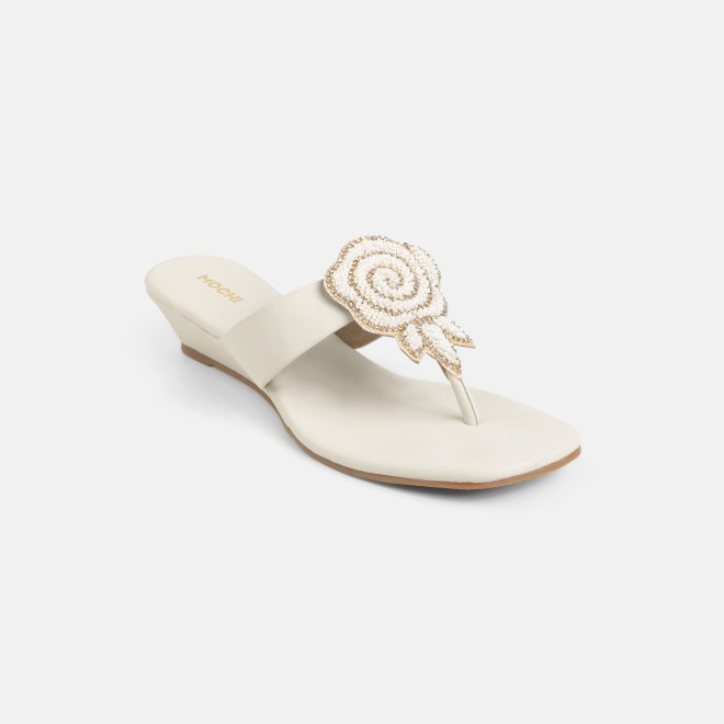 Mochi Women Beige Casual Slip Ons (SKU: 35-2703-20-36)