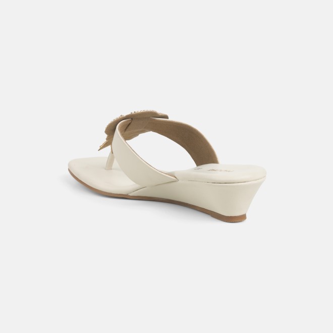 Mochi Women Beige Casual Slip Ons (SKU: 35-2703-20-36)