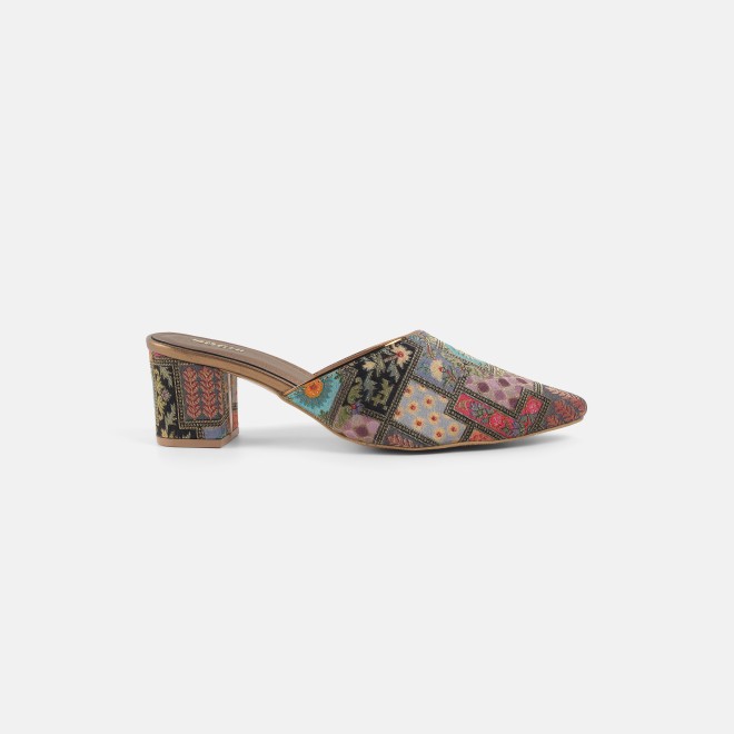 Mochi Women Antic-gold Ethnic Slip Ons (SKU: 35-2817-28-37)