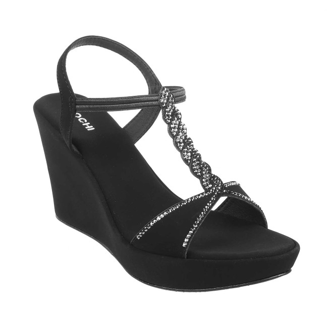 Mochi Women Black Party Sandals (SKU: 35-300-11-36)