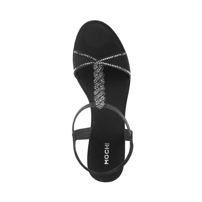 Mochi Women Black Party Sandals (SKU: 35-300-11-36)
