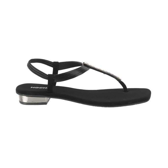 Mochi Women Black Party Sandals (SKU: 35-319-11-37)