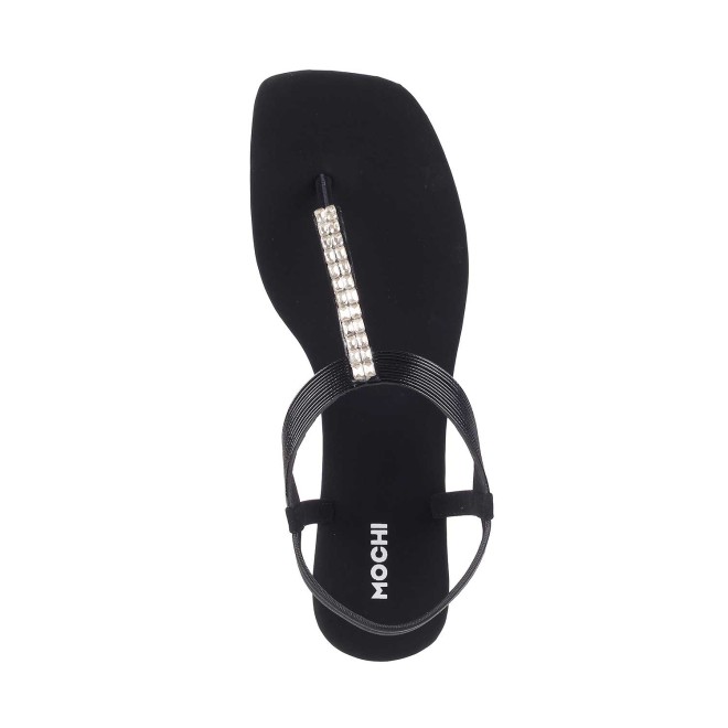 Mochi Women Black Party Sandals (SKU: 35-319-11-37)