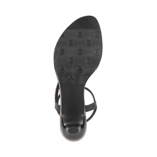 Mochi Women Black Party Sandals (SKU: 35-322-11-40)