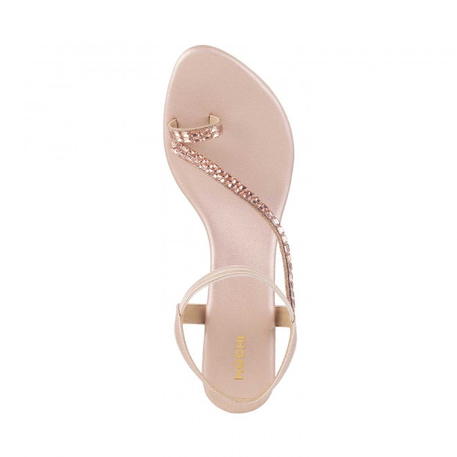 Mochi Women Rose-Gold Party Sandals (SKU: 35-322-52-37)