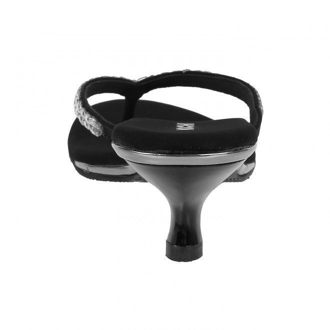 Mochi Women Black Party Sandals (SKU: 35-324-11-39)