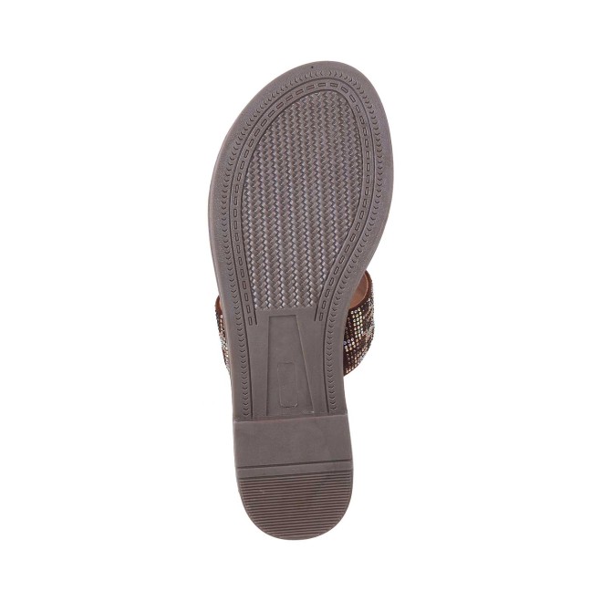 Mochi Women Brown Casual Slippers (SKU: 35-422-12-36)