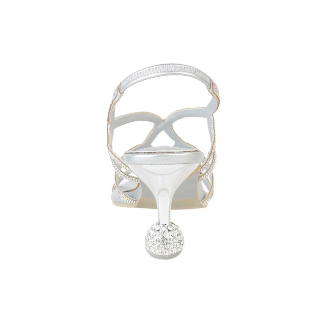 Mochi Women Silver Party Sandals (SKU: 35-474-27-36)