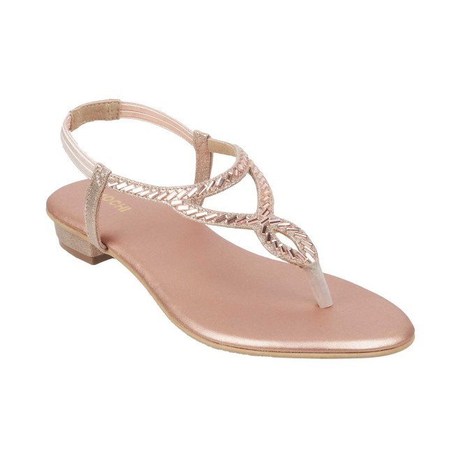 Mochi Women Rose-Gold Casual Sandals (SKU: 35-4917-52-36)