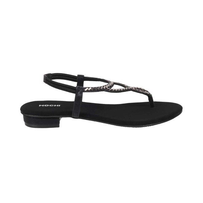 Mochi Women Black Casual Sandals (SKU: 35-4917-11-37)