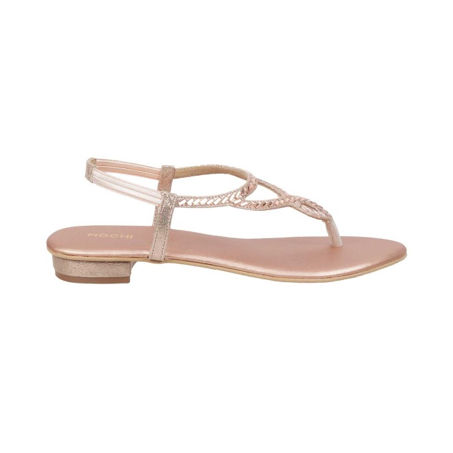 Mochi Women Rose-Gold Casual Sandals (SKU: 35-4917-52-36)