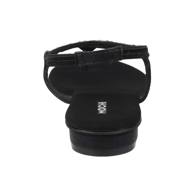 Mochi Women Black Casual Sandals (SKU: 35-4917-11-37)