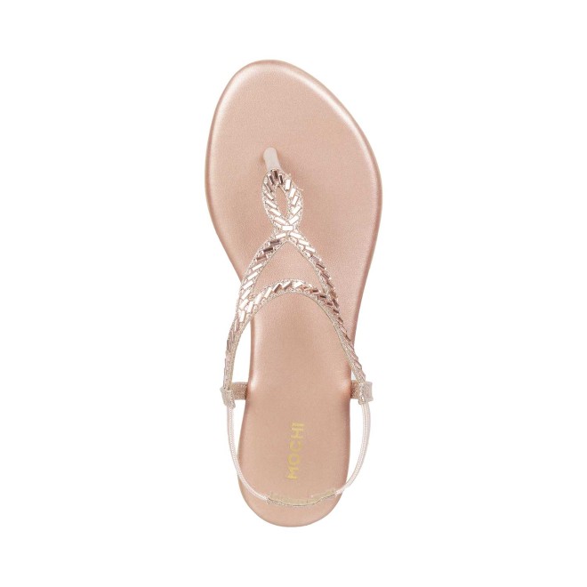 Mochi Women Rose-Gold Casual Sandals (SKU: 35-4917-52-36)