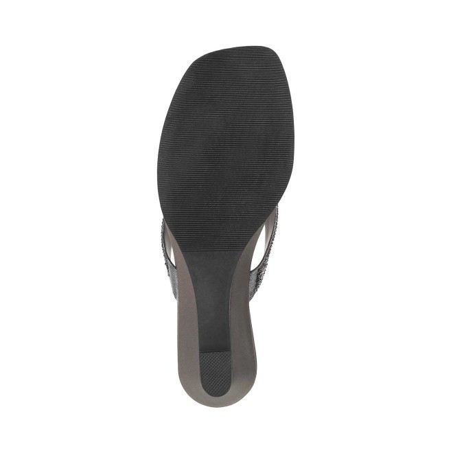 Mochi Women Gun-Metal Casual Slippers (SKU: 35-4992-29-38)