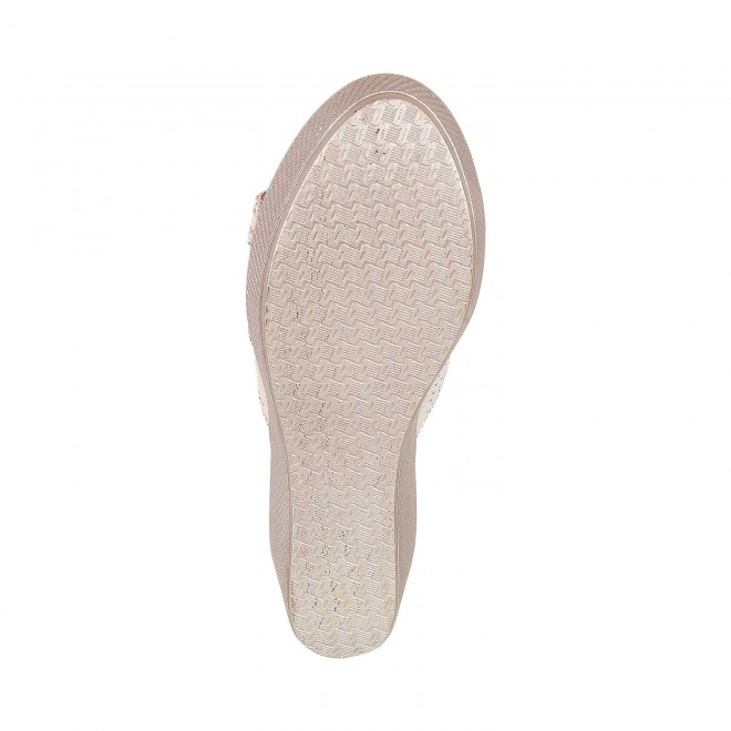 Mochi Women Gold Casual Sandals (SKU: 35-5013-15-36)