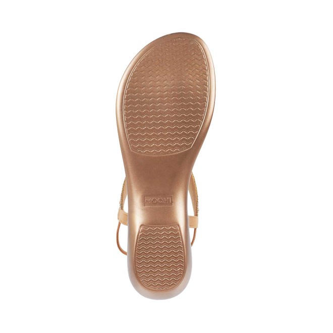 Mochi Women Antique-Gold Casual Sandals (SKU: 35-5023-28-37)