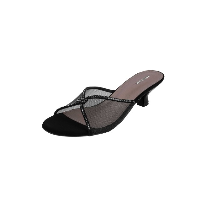 Mochi Women Black Party Slip Ons (SKU: 35-562-11-36)