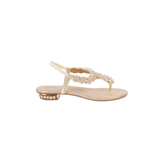 Mochi Women Beige Party Sandals (SKU: 35-647-20-36)