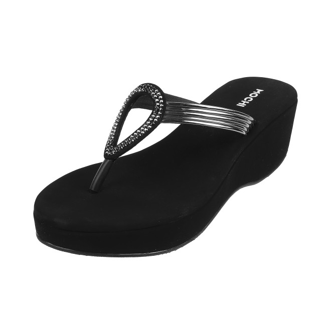 Mochi Women Black Casual Sandals (SKU: 35-800165-11-36)