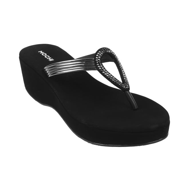 Women Black Casual Sandals