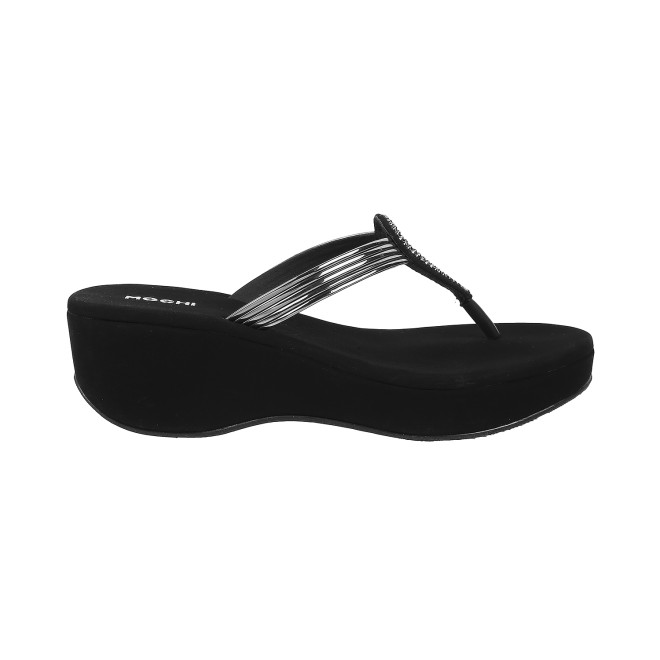 Mochi Women Black Casual Sandals (SKU: 35-800165-11-36)