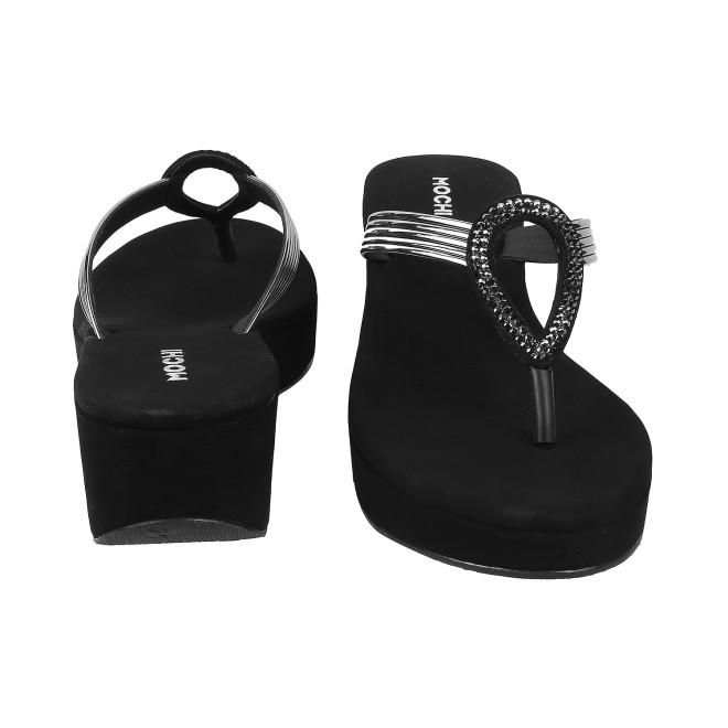 Mochi Women Black Casual Sandals (SKU: 35-800165-11-36)